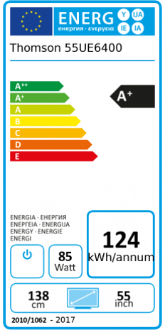 LED Televizors  55UE6400