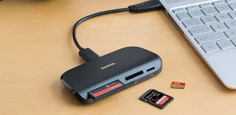 Atmiņas karšu lasītājs MEMORY READER PRO USB-C/SDDR-A631-GNGNN SANDISK SDDR-A631-GNGNN