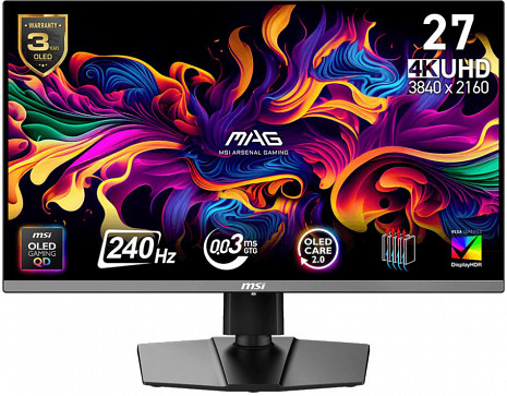 QD-OLED monitors  MAG 272UP QD-OLED X24