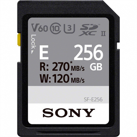 Atmiņas karte Sony SF-E256 256 GB, SDXC, Flash memory class 10 SFE256.AE