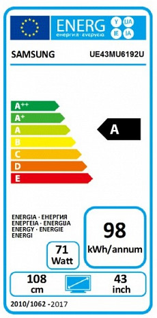 LED Televizors  UE43MU6192UXXH