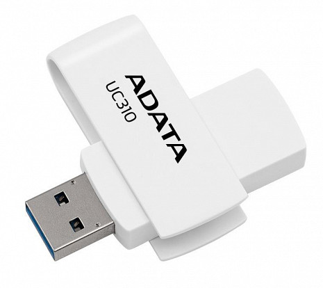 USB zibatmiņa MEMORY DRIVE FLASH USB3.2 32GB/WHITE UC310-32G-RWH ADATA UC310-32G-RWH