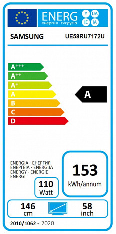 LED Televizors  UE58RU7172UXXH