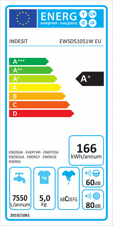 Veļas mašīna  EWSD51051W EU