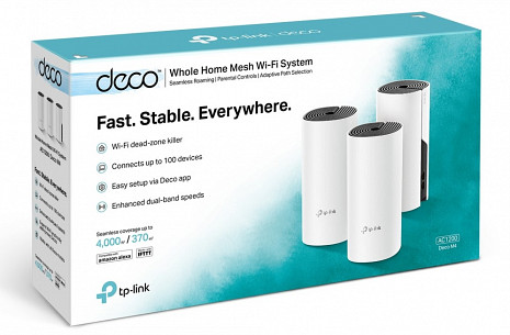 Mājas Wi-Fi tīkla sistēma (Mesh)  DECOM4(3-PACK)