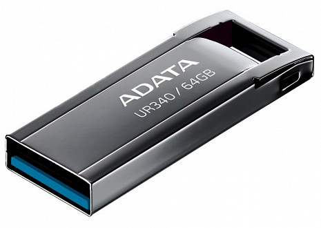 USB zibatmiņa MEMORY DRIVE FLASH USB3.2 64GB/BLACK AROY-UR340-64GBK ADATA AROY-UR340-64GBK