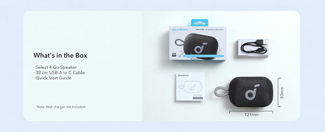 Portatīvais skaļrunis Select 4 Go A31X1031