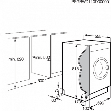 Veļas mašīna  EWG147540W