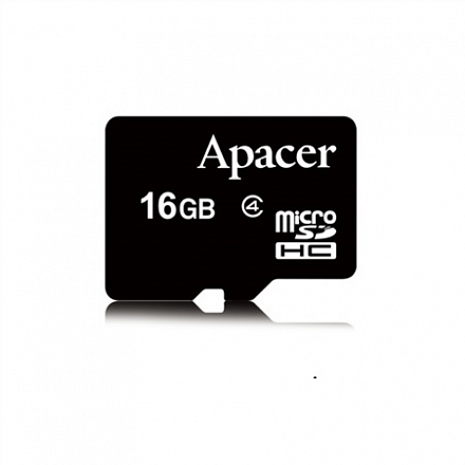 Atmiņas karte APACER microSDHC Class4 16GB AP16GMCSH4-RA