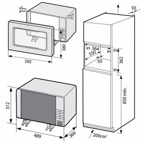 Mikroviļņu krāsns  MG23A7013CT/BA