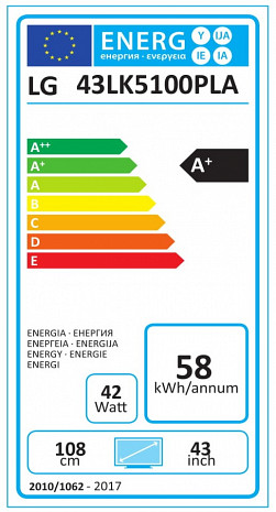 LED Televizors  43LK5100PLA