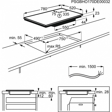 Plīts virsma  IAE84851FB