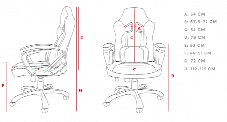 Geimeru krēsls Nitro 330 NFG-0752