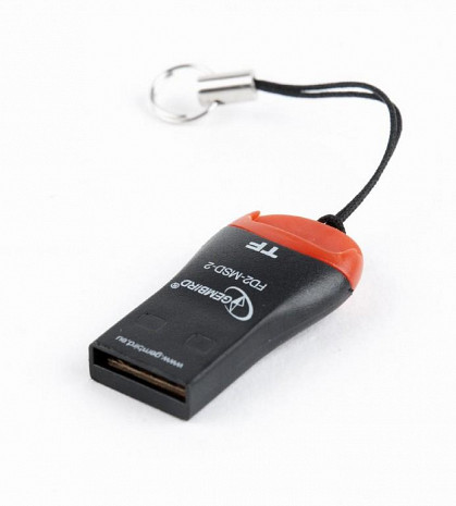 Atmiņas karšu lasītājs MEMORY READER USB2 MICROSD/FD2-MSD-3 GEMBIRD FD2-MSD-3