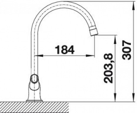 Izlietnes jaucējkrāns  B520769