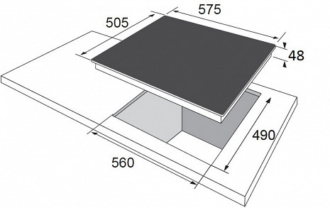 Plīts virsma  BHKS630500