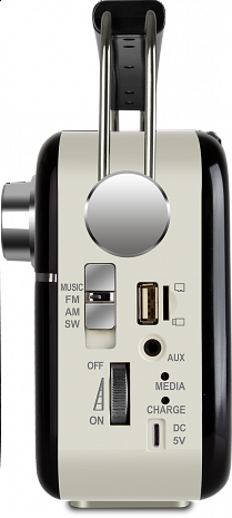 Radio  SRP-505 melns