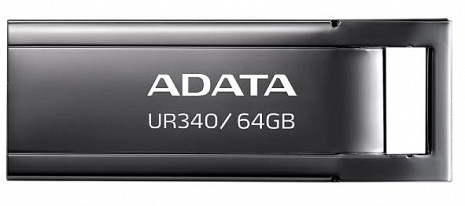 USB zibatmiņa MEMORY DRIVE FLASH USB3.2 64GB/BLACK AROY-UR340-64GBK ADATA AROY-UR340-64GBK