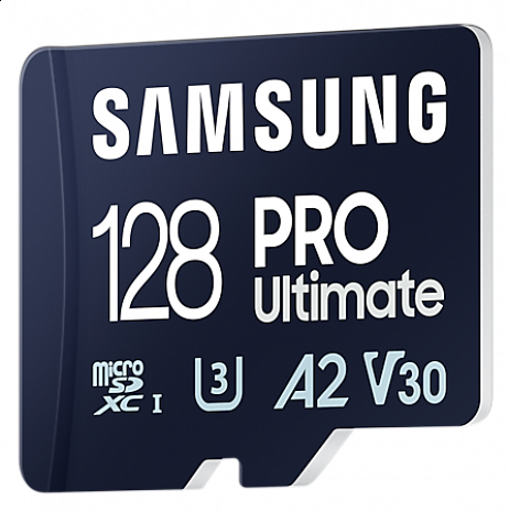 Atmiņas karte Samsung MicroSD Card with Card Reader PRO Ultimate 128 GB, microSDXC Memory Card, Flash memory class U3, V30, A2 MB-MY128SB/WW