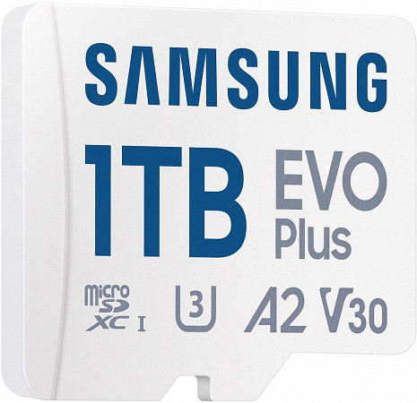 Atmiņas karte MEMORY MICRO SDXC EVO+ 1TB/V30 W/A MB-MC1T0SA/EU SAMSUNG MB-MC1T0SA/EU