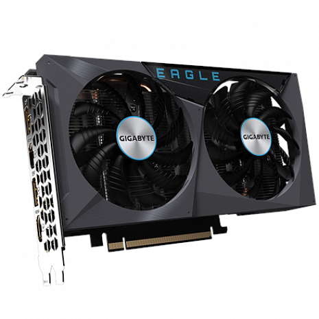 Grafiskā karte NVIDIA, 8 GB, GeForce RTX 3050, GDDR6 GV-N3050EAGLE OC-8GD