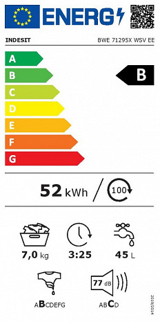 Veļas mašīna  BWE 71295X WSV EE