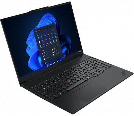 Portatīvais dators Lenovo ThinkPad E16 G3 AMD | Black | 16 " | IPS | WUXGA | 1920 x 1200 pixels | Anti-glare | AMD Ryzen 5 | 230 | 16 GB | SO-DIMM DDR5 | Solid-state drive capacity 512 GB | AMD Radeon 760M Graphics | Windows 11 Pro | 802.11ax | Bluetooth version 5.3 21ST0042MH