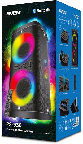 Skaņas sistēma ar karaoke PS-930 PS-930 Black