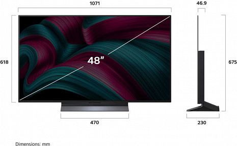 OLED Televizors evo C5 OLED48C51LA