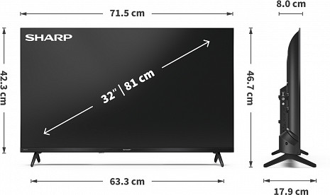 LED Televizors  32HF3265E