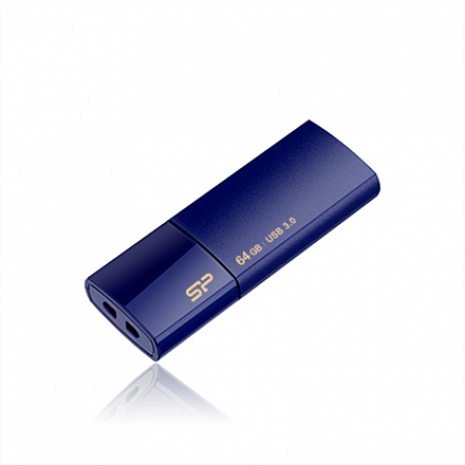 USB zibatmiņa Silicon Power Blaze B05 64 GB, USB 3.0, Blue SP064GBUF3B05V1D