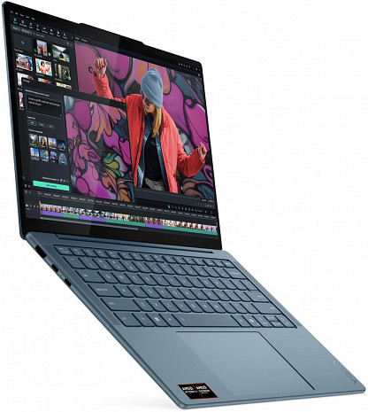 Portatīvais dators Lenovo Yoga Slim 7 14AKP10 AMD | Tidal Teal | 14 " | OLED | WUXGA | 1920 x 1200 pixels | Glossy | AMD Ryzen AI 7 | 350 | 16 GB | Soldered LPDDR5X | Solid-state drive capacity 512 GB | AMD Radeon 860M Graphics | Windows 11 Home | 802.11be 83JY00A8NT