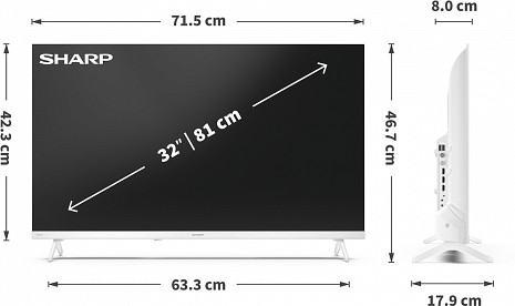 LED Televizors  32HF2265EW