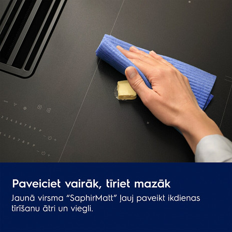 Plīts virsma ar integrētu nosūcēju  KCC84450CZ
