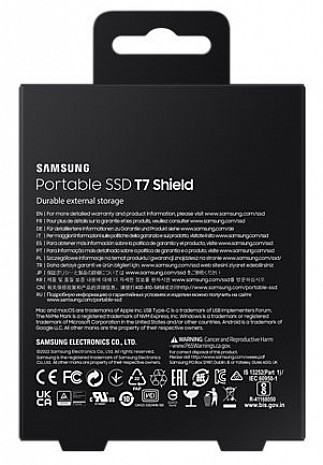 Cietais disks External SSD|SAMSUNG|T7|4TB|USB 3.2|Write speed 1000 MBytes/sec|Read speed 1050 MBytes/sec|MU-PE4T0S/EU MU-PE4T0S/EU