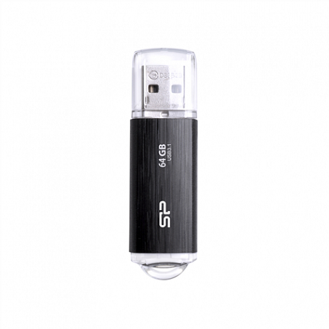 USB zibatmiņa Silicon Power Blaze B02 64 GB, USB 3.0, Black SP064GBUF3B02V1K