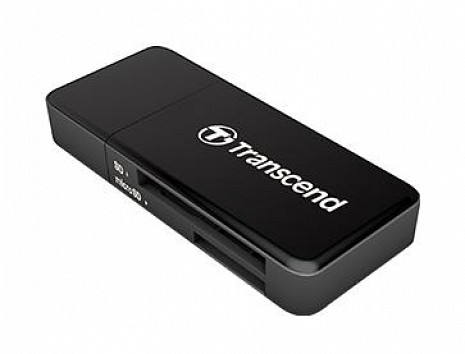 Atmiņas karšu lasītājs MEMORY READER FLASH USB3 BLACK/TS-RDF5K TRANSCEND TS-RDF5K