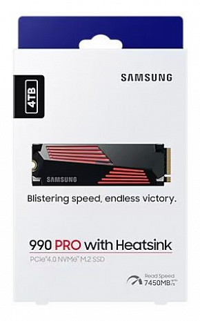 SSD disks 990 PRO with Heatsink MZ-V9P4T0GW