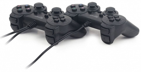 Spēļu kontrolieris Double USB dual vibration gamepad JPD-UDV2-01