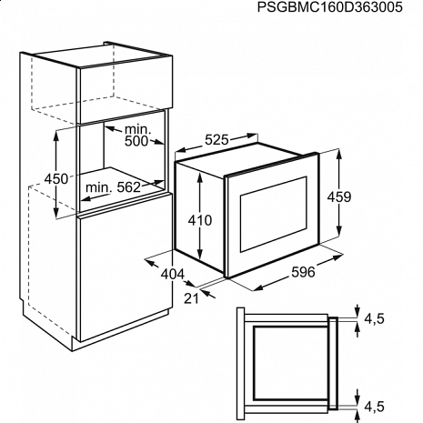 Mikroviļņu krāsns  MBE2658SEM