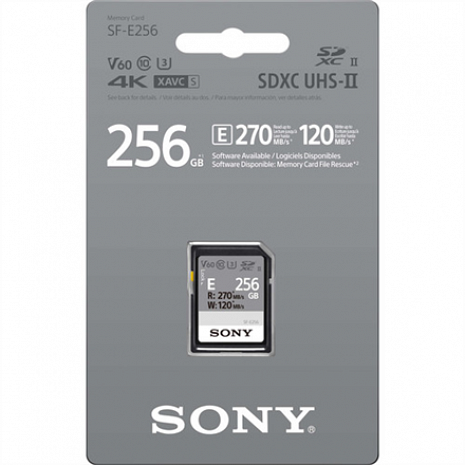 Atmiņas karte Sony SF-E256 256 GB, SDXC, Flash memory class 10 SFE256.AE