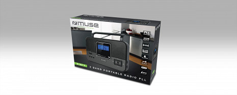 Stereo radio uztvērējs ar modinātāju M-087 R M-087R