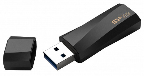 USB zibatmiņa Silicon Power USB Flash Drive Blaze Series B07 32 GB, Type-A USB 3.2 Gen 1, Black SP032GBUF3B07V1K