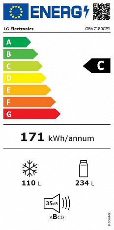 Ledusskapis  GBV7180CPY