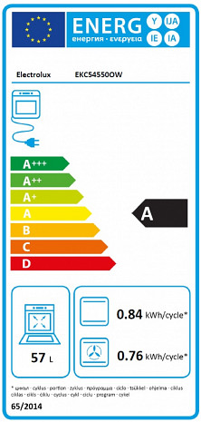 Plīts  EKC54550OW