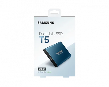 Cietais disks External SSD|SAMSUNG|T5|500GB|Write speed 540 MBytes/sec|Read speed 540 MBytes/sec|MU-PA500B/EU MU-PA500B/EU