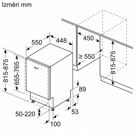Trauku mazgājamā mašīna  SPT4EMX17E