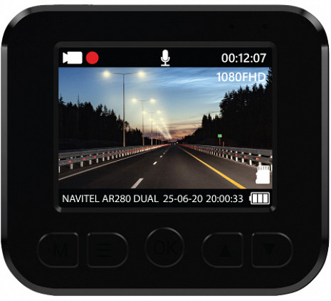 Auto video reģistrators  AR280 DUAL