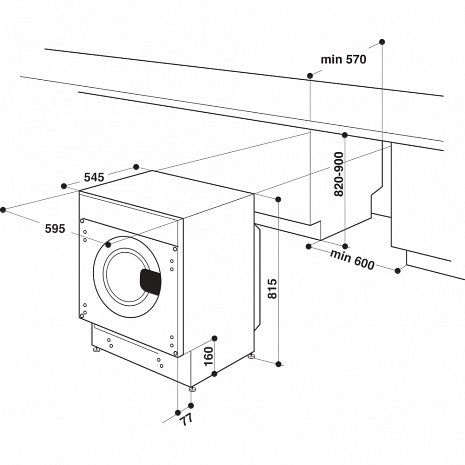 Стиральная машина  BI WDWG 751482 EU N