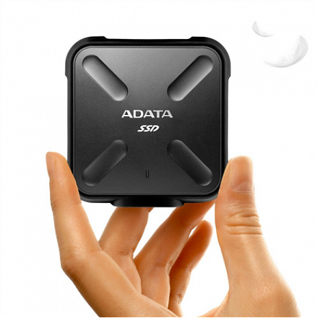 Cietais disks ADATA External SSD SD700 512 GB, USB 3.1, Black ASD700-512GU31-CBK